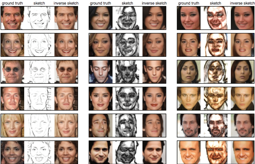 Researchers use neural networks to turn face sketches into photos