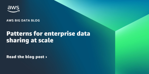 Patterns for enterprise data sharing at scale